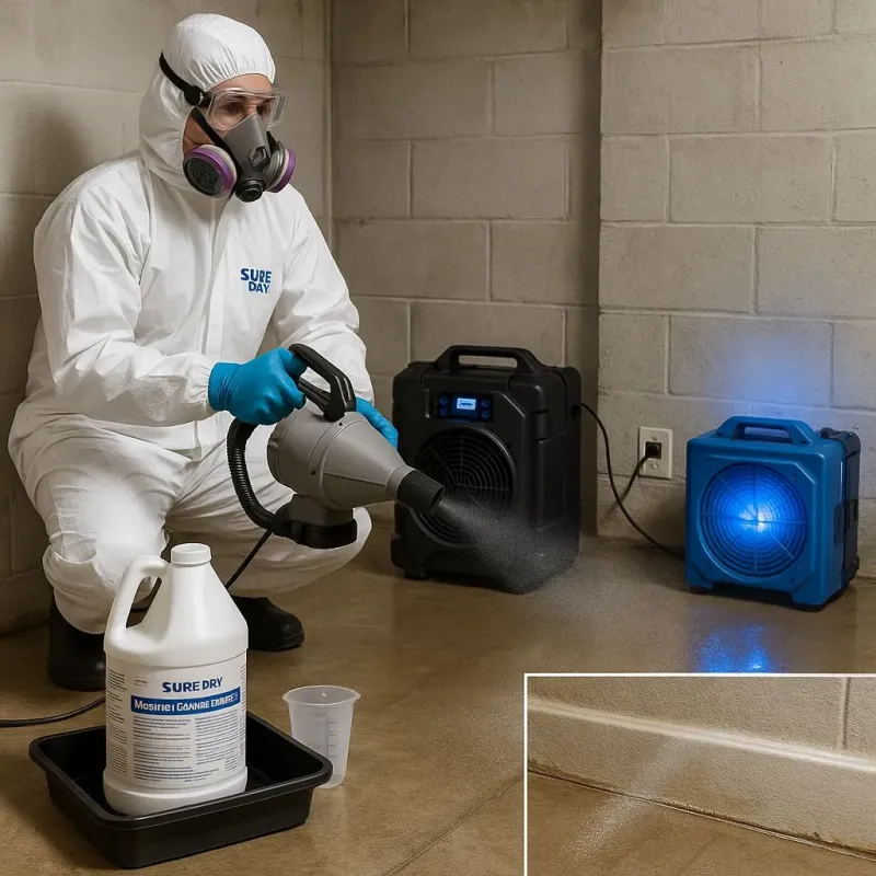 Sanitization and Odor Removal process in Claremont, NC