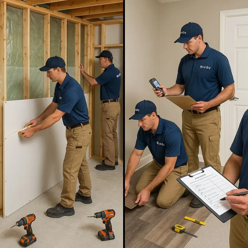 Repairs and Reconstruction process in Claremont, NC