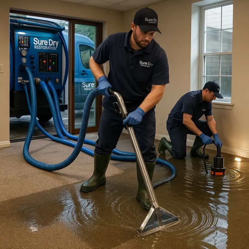 Water Extraction and Removal process in Claremont, NC